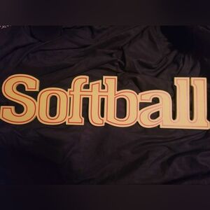 Softball Wall Decor Sign